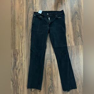 Distressed Levi’s Jeans